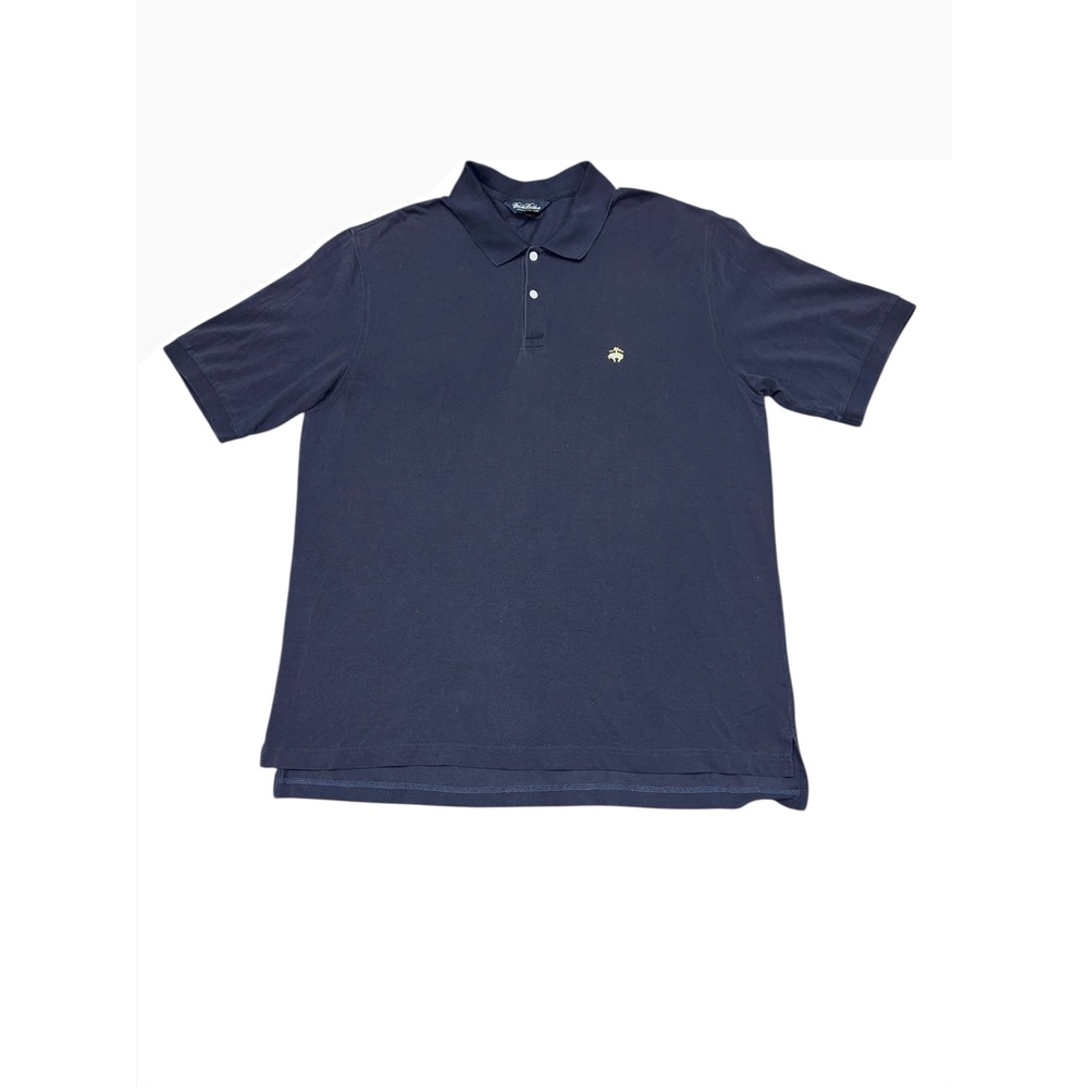 Brooks Brothers Performance Polo Shirt Men's XXL Navy Short Sleeve Classic Fit